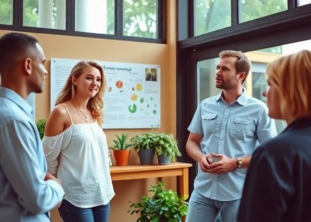 Gardening expert leading Q&A session