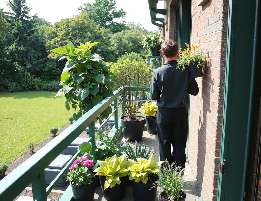 Sarah's Oosterpark balcony garden success story