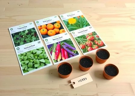 Organic seed starter kits for balcony garden ideas